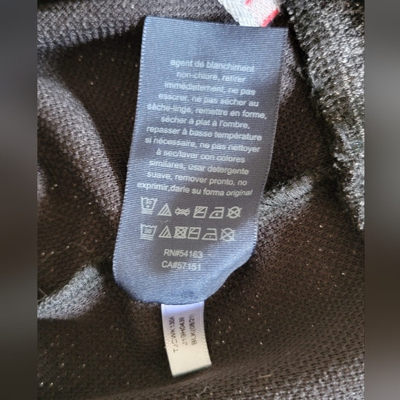 Tommy Hilfiger Women's Sz XL Black Glitter Hoodie with Drawstrings LIKE NEW - Picture 11 of 11